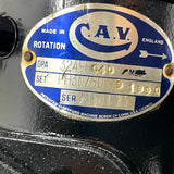 3249F040N New CAV Lucas Fuel Injection Pump Fits Delphi Perkins 4.108 Diesel Engine - Goldfarb & Associates Inc