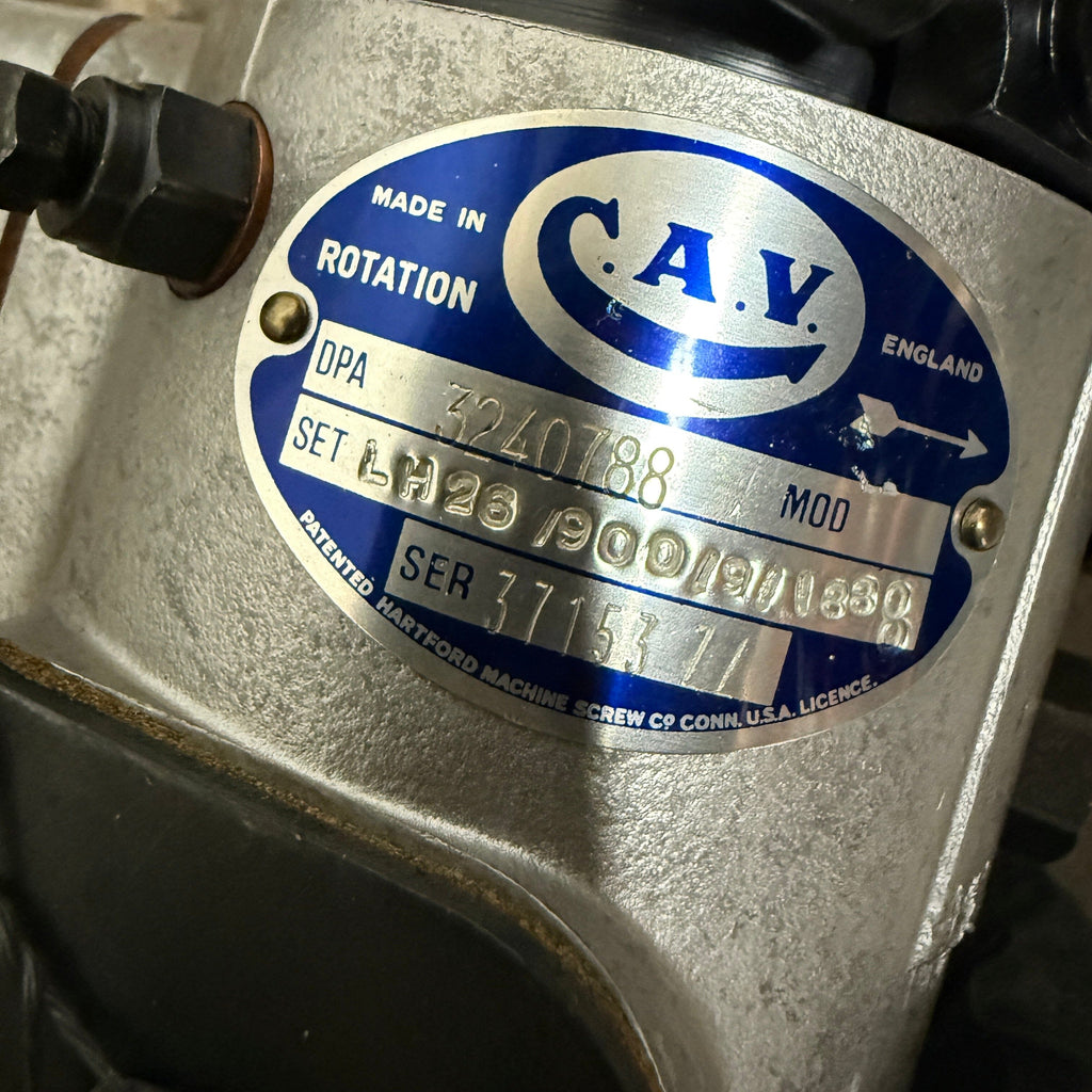 3262F888R (3262F880; 3262F881; 3262F882 through 3262F889; 36688MR/6) Rebuilt Lucas CAV DPA Fuel Pump Fits Perkins 6-354 Diesel Engine - Goldfarb & Associates Inc
