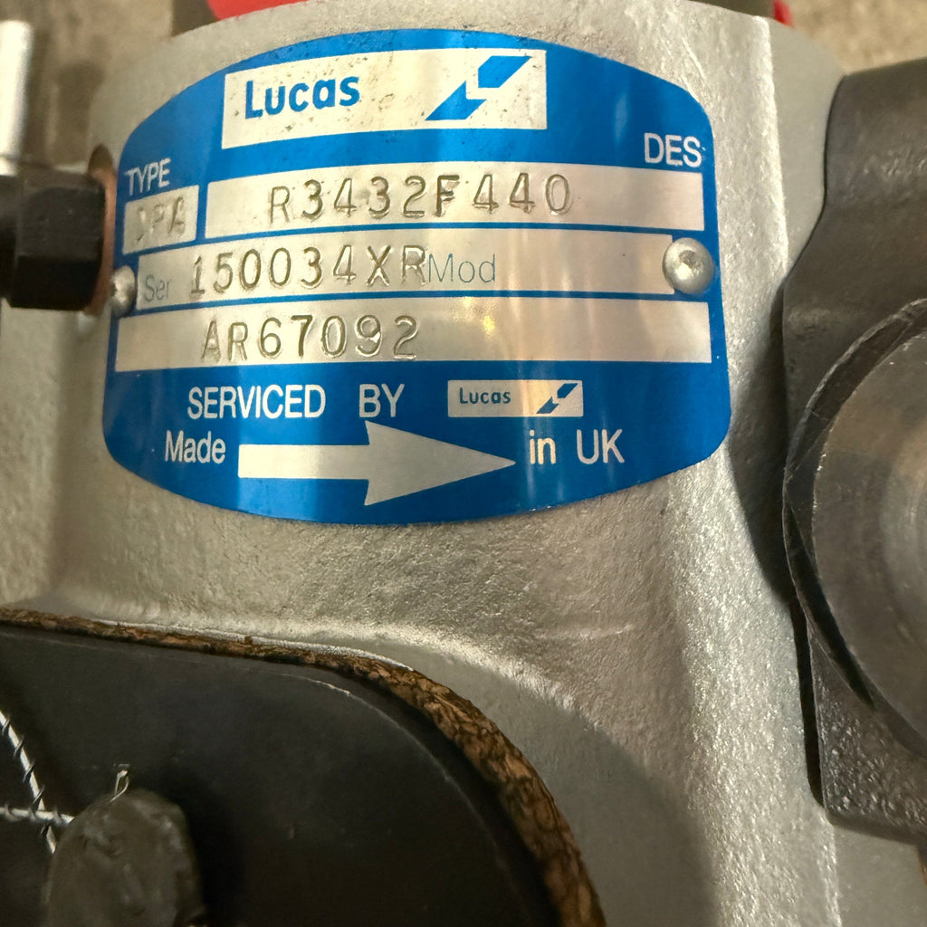 3432F440R Rebuilt Lucas CAV Delphi DPA Injection Pump fits Diesel Engine - Goldfarb & Associates Inc