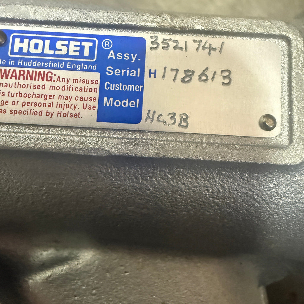 3521741N (4033545) New Holset HC3B Turbocharger fits Cummins NTE380/400 Engine - Goldfarb & Associates Inc