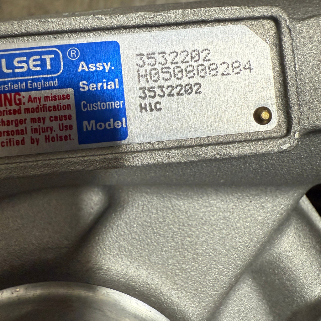 3532202N (3531029) New Holset H1C Turbocharger fits Cummins 4BT 3.9L Engine - Goldfarb & Associates Inc