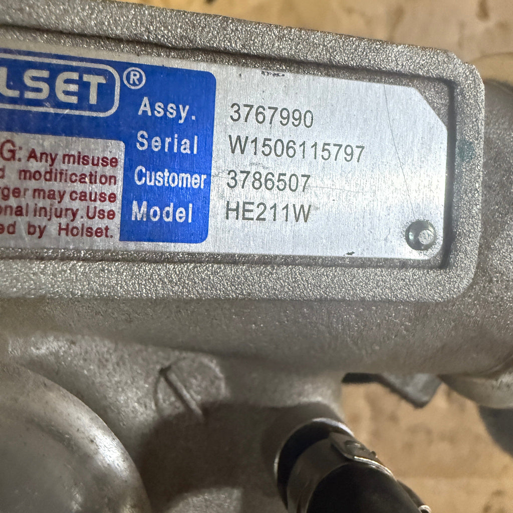 3767990N (3774186 ; 3786507) New Holset HE211W Turbocharger fits Cummins ISF Truck Engine
