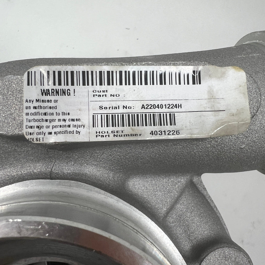 4031226N (4044662 ; 20933087) New Holset HX40 Turbocharger fits Volvo D9 Bus Engine - Goldfarb & Associates Inc