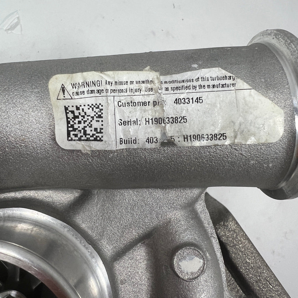 4033145N (3524825 ; OE49342-1) New Holset H2D Turbocharger fits Perkins 26ST 350TC Engine - Goldfarb & Associates Inc