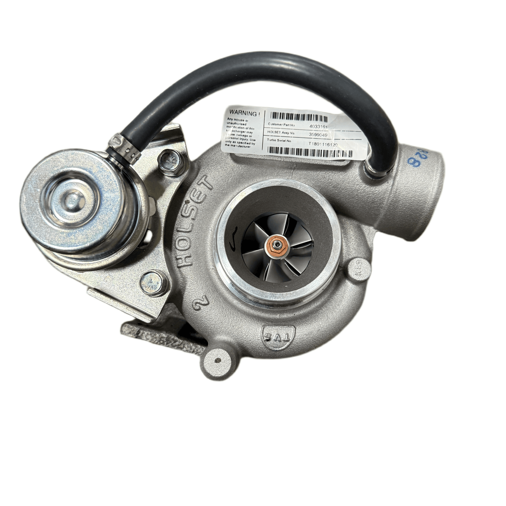 4033161N (3599049 ; 3597938 ; 4895271) New Holset HX25 Turbocharger fits Cummins Iveco 4cyl Agricultural Engine