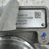 4033350N (3598723 ; 504010328) New Holset HX25W Turbocharger fits Iveco NEF 4Cyl 2V Telehandler Excavator Engine - Goldfarb & Associates Inc