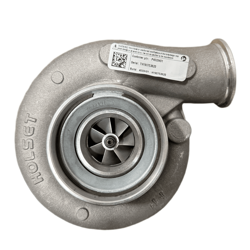 4033401N (3779709 ; 504082710) New Holset HX35 Turbocharger fits Iveco NEF 6cyl Engine - Goldfarb & Associates Inc