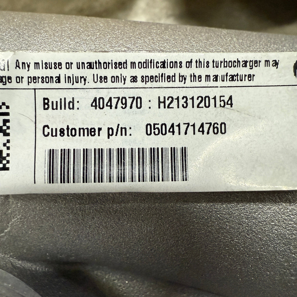 4047970N (4033199 ; 4047969 ; 5041714760) New Holset HE551 Turbocharger Iveco Cursor 13 Engine - Goldfarb & Associates Inc