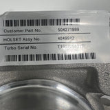 4049442N (4049946 ; 4033624 ; 504271999) New Holset HX25 Turbocharger fits Fiat Iveco 4 Cyl Dozer Engine - Goldfarb & Associates Inc