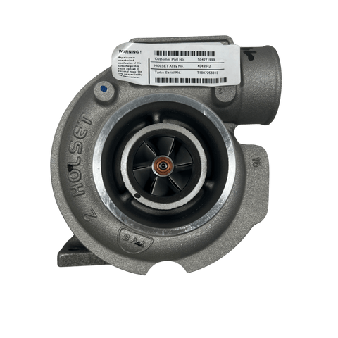 4049946N (4049942 ; 4033624 ; 504271999) New Holset HX25 Turbocharger fits Fiat Iveco 4 Cyl Dozer Engine - Goldfarb & Associates Inc