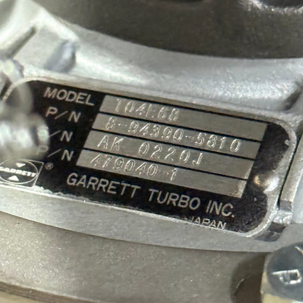 479040-5001R (479040-1 ,8943905810 ,97728609 ,497009-0002) Rebuilt Garrett T04E59 Turbocharger fits Isuzu Engine