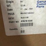 4928104N New Cummins Fuel Injector fits QSK Engine - Goldfarb & Associates Inc