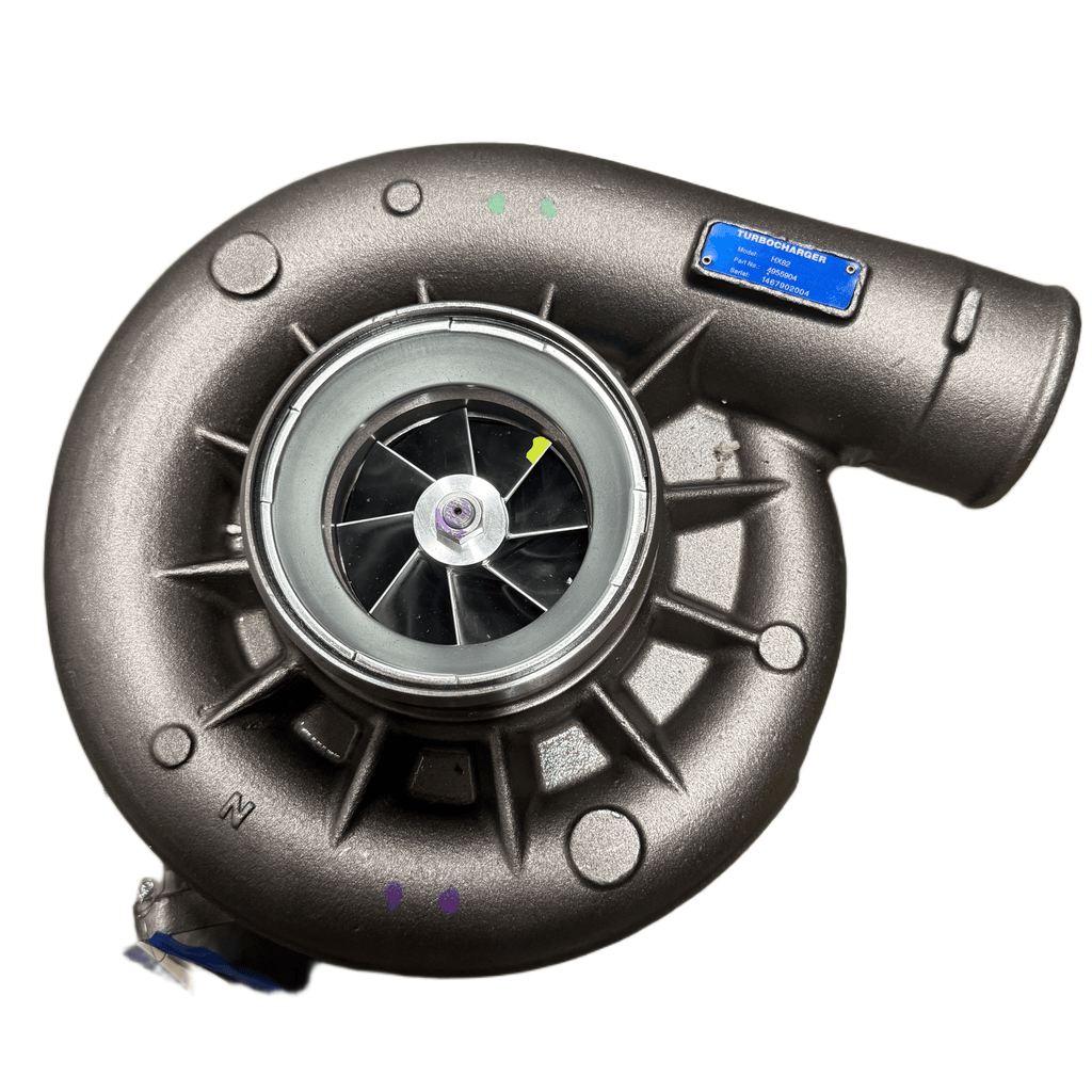 4955904AN (2838398 ; 2834699 ; 5495920) Aftermarket New Holset HX82 Turbocharger fits Cummins QSK50 Engine