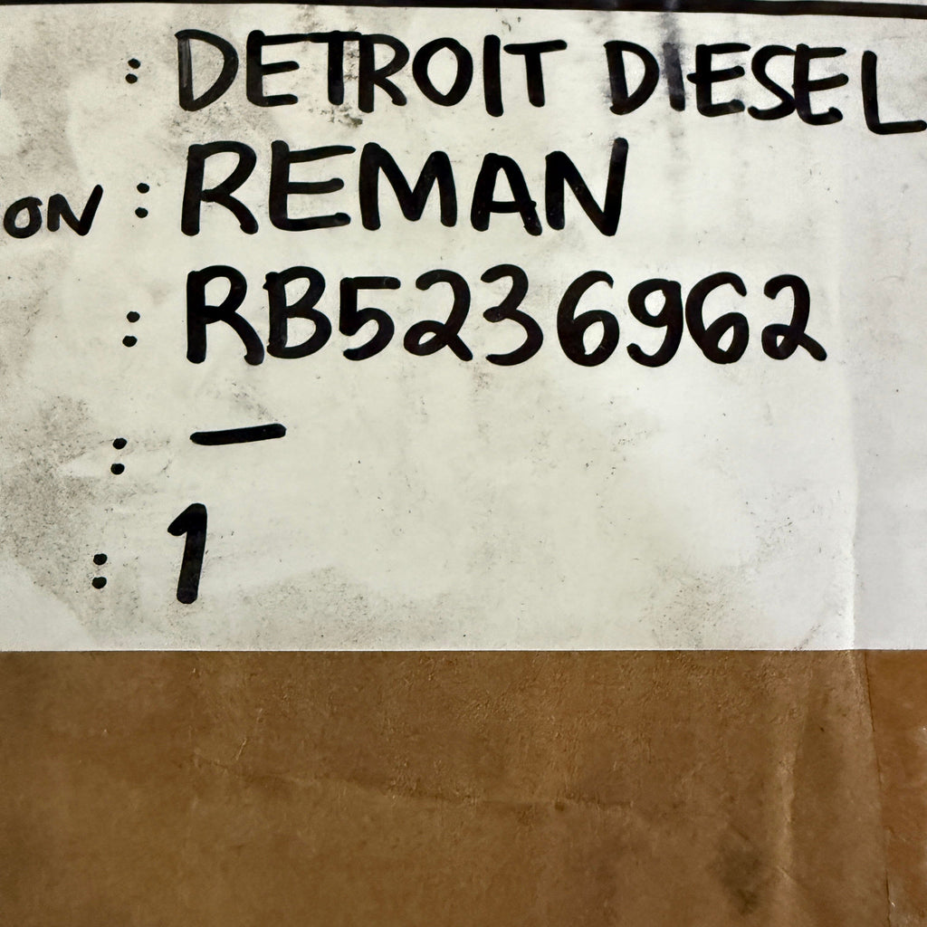 5236962R (5236962) Rebuilt Bosch Series 92 EUI Fuel Injector fits Detroit DDEC92 Engine - Goldfarb & Associates Inc