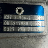 5327-970-7192N (9060969099) New Borg Warner K27 Turbocharger fits Mercedes OM906LA-E4 Engine - Goldfarb & Associates Inc