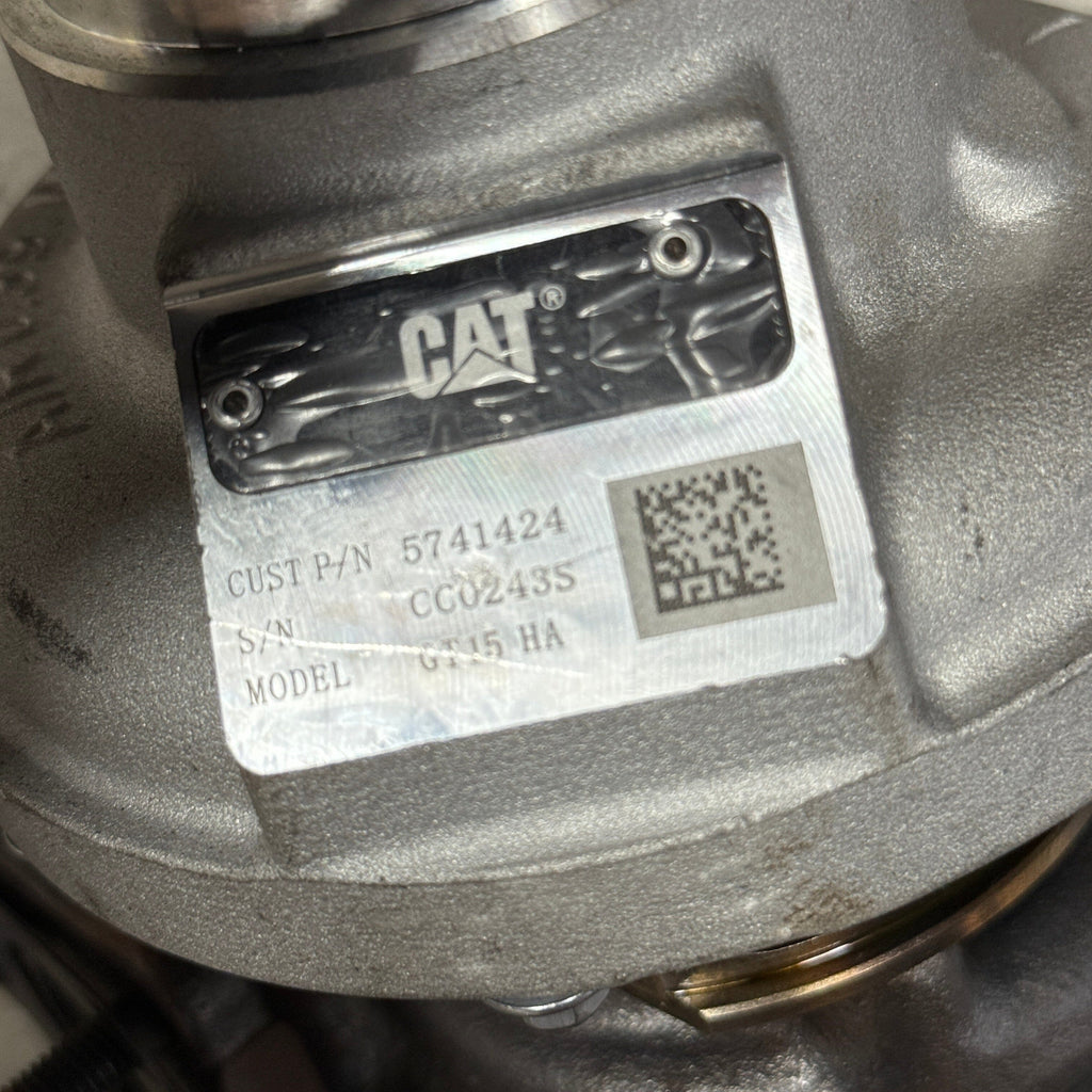 574-1424N (888798-5001S) New Garrett GT1546SZ Turbocharger fits CAT Perkins 3024C Track Loader Engine - Goldfarb & Associates Inc