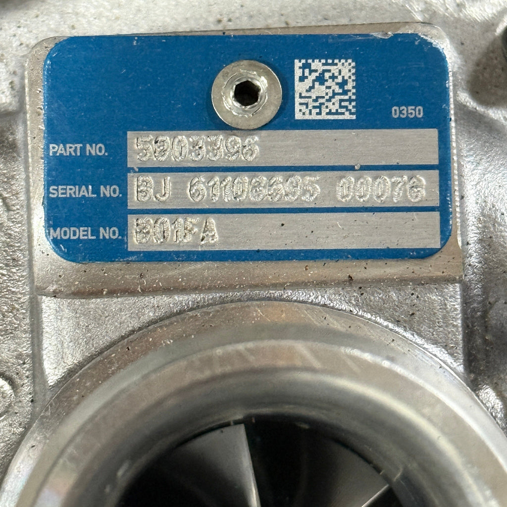 580-3396N (5803396) New Borg Warner B01FA Turbocharger fits CAT Perkins Engine - Goldfarb & Associates Inc