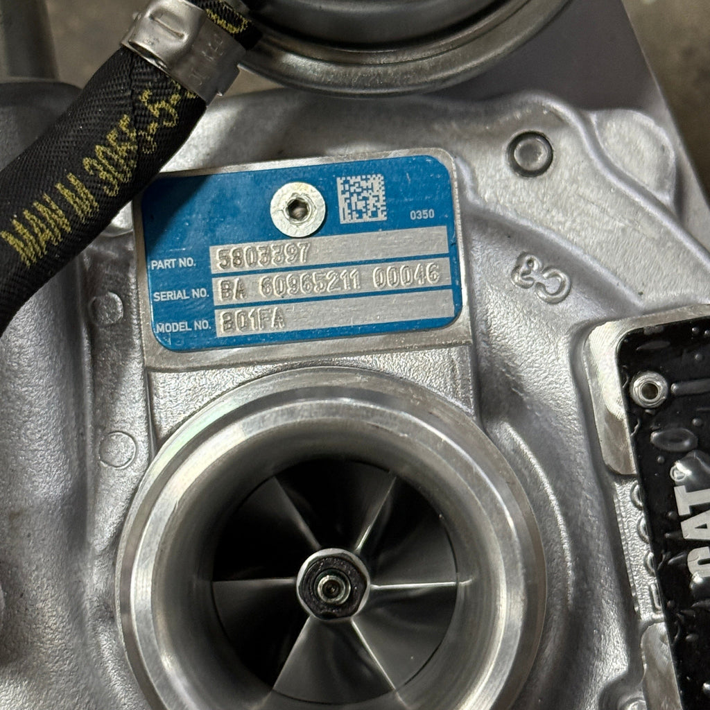 580-3397N (5803397) New Borg Warner B01FA Turbocharger fits CAT Perkins Engine - Goldfarb & Associates Inc