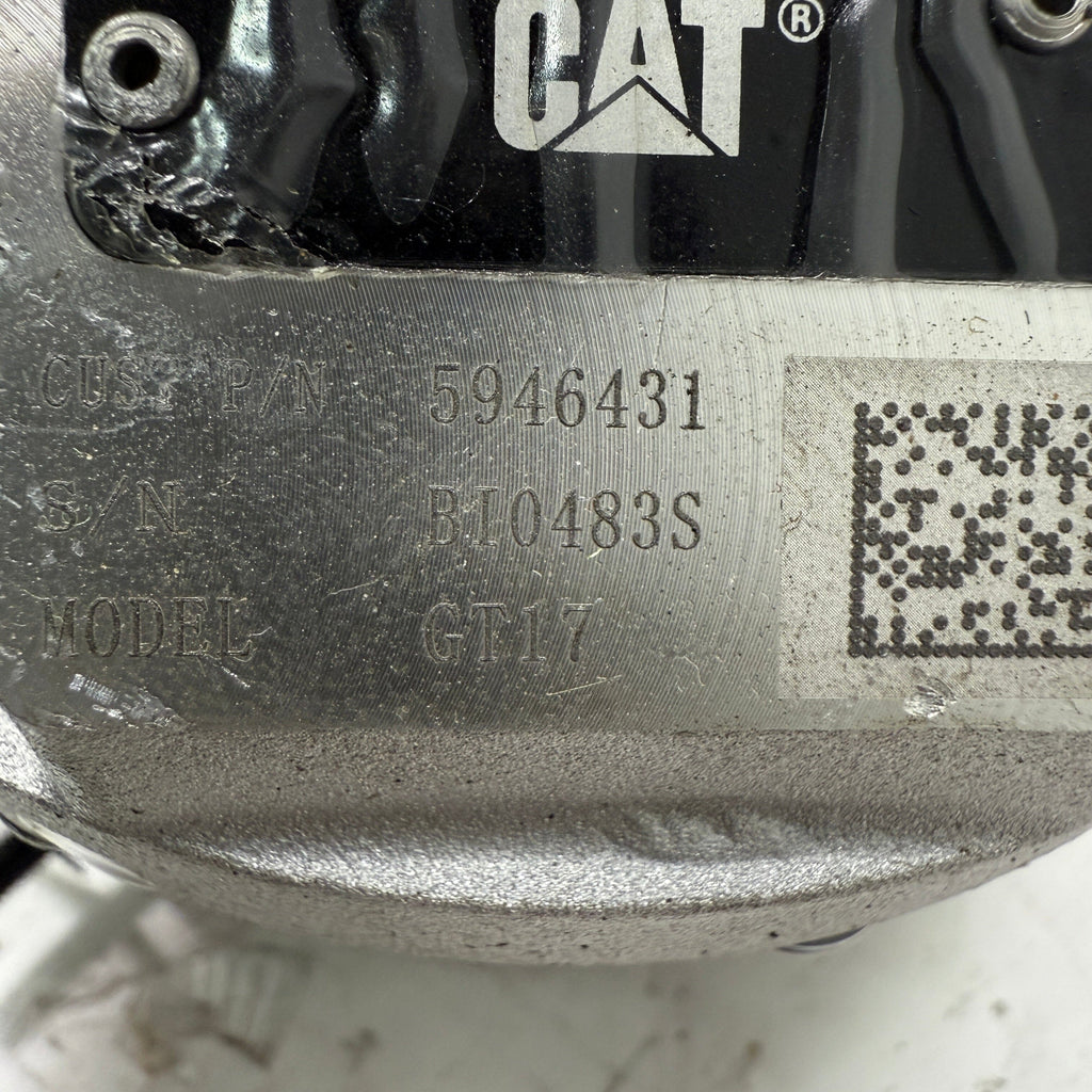 594-6431N (591-6432 ; 900057-5001S) New Garrett GT1749SZNK Turbocharger fits Caterpillar Perkins 3.6L Engine - Goldfarb & Associates Inc