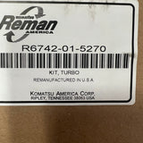 6742-01-5270R Rebuilt Holset HX35 Turbocharger fits Cummins Komatsu Engine - Goldfarb & Associates Inc