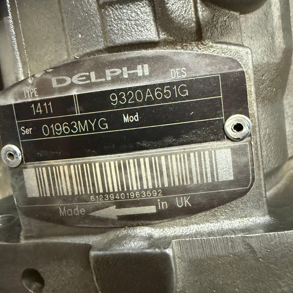 9320A651GR (320/06601; 9320A650G; 9320A659G) Rebuilt Delphi DP210 Fuel Injection Pump fits JCB Engine - Goldfarb & Associates Inc