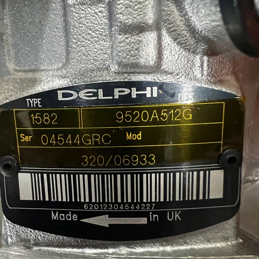 9520A510GDR (32006933; 9520A511G; 9520A512G; 9520A513G through 9520A519G) New Delphi DP210 DP310 Injection Pump Fits JCB 4.8L 55KW TIER BS3 Diesel Engine - Goldfarb & Associates Inc