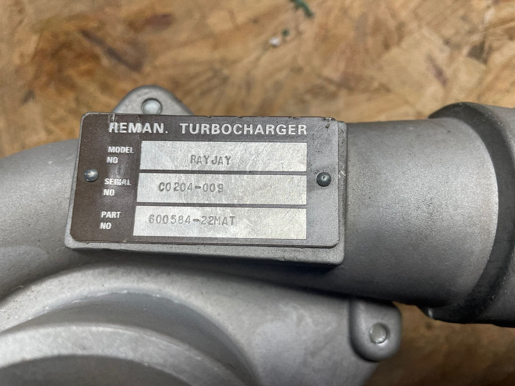 600584-22R (C0204-009; 600584-22MAT) Rebuilt Turbocharger Fits RAJAY Diesel Engine - Goldfarb & Associates Inc