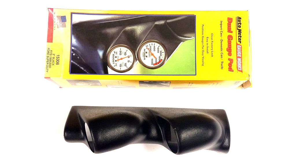 AMP 15306 Autometer 2 Gauge Post Panel Fits Ford 99-02 - Goldfarb & Associates Inc