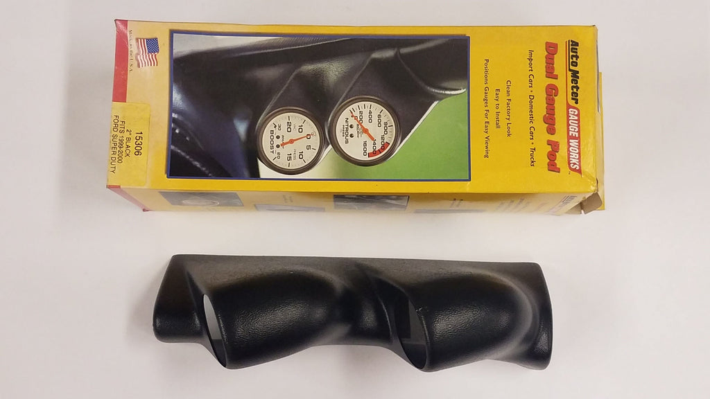 AMP 15306 Autometer 2 Gauge Post Panel Fits Ford 99-02 - Goldfarb & Associates Inc