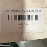 D99R721R (2T-335, 4387235, 4556016, 4387235, 04556016, 04387235, M8040114R; 49183-01000; 49183-01090, 49183-02400) Rebuilt Dodge TE04H Turbocharger Fits Mitsubishi 1986-91 Chrysler Le Baron Engine EDR 2.5L, 2213 ccm, 4 Cylinders 128 KW Engine - Goldfarb & Associates Inc