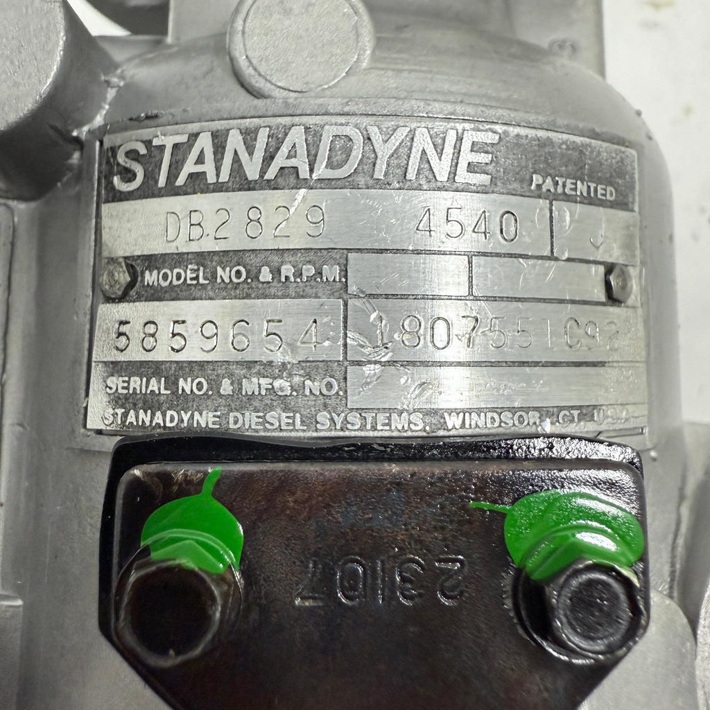 DB2829-4540R (1807551C92) Rebuilt Stanadyne Fuel Injection Pump Fits International 6.9L Diesel Engine - Goldfarb & Associates Inc