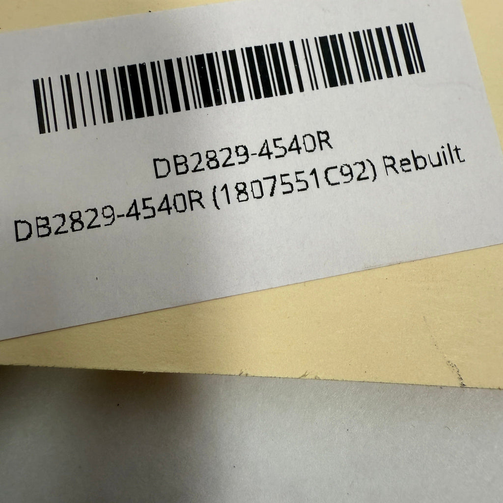 DB2829-4540R (1807551C92) Rebuilt Stanadyne Fuel Injection Pump Fits International 6.9L Diesel Engine - Goldfarb & Associates Inc
