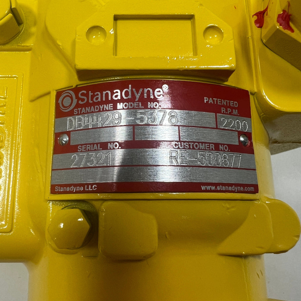 DB4429-5378R (05378; RE500877) Rebuilt Stanadyne Injection Pump fits John Deere Backhoe Engine - Goldfarb & Associates Inc