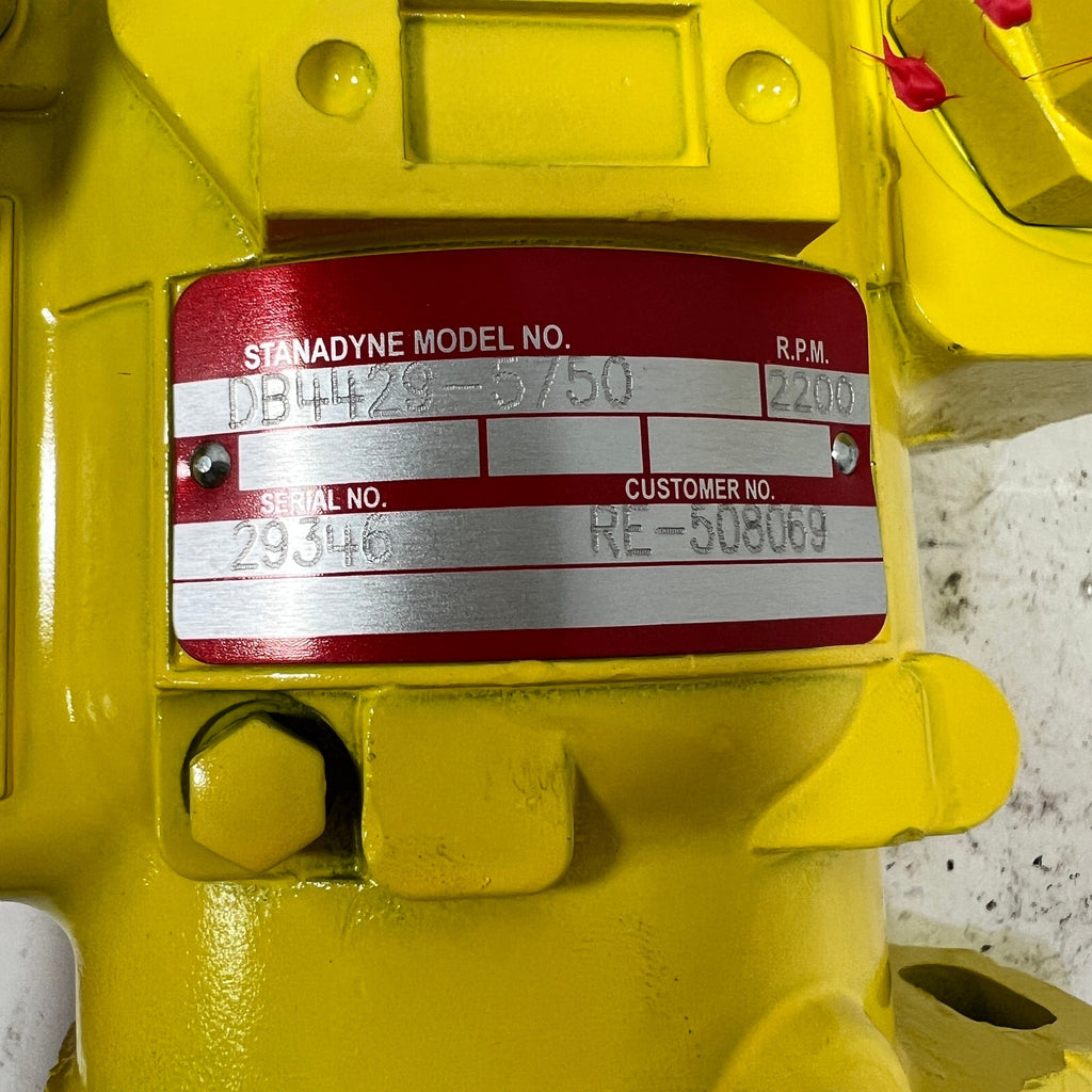 DB4429-5750R (05750 ; RE508069) Rebuilt Stanadyne Injection Pump fits John Deere 4045T 650H Crawler Engine - Goldfarb & Associates Inc