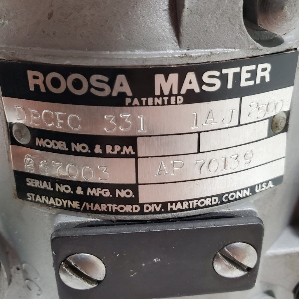 DBCFC331-1AJR (AR70139) Rebuilt Roosa Master Injection Pump fits John Deere Engine - Goldfarb & Associates Inc