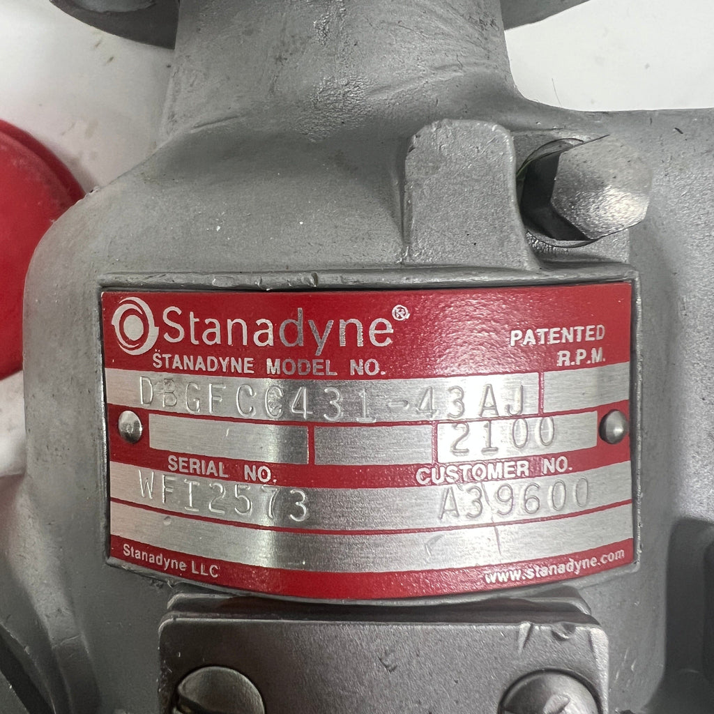 DBGFCC431-43AJDR (A39600 ; DB0-2525) Rebuilt Roosamaster Injection Pump fits Case G118D 580 CK Tractor Engine - Goldfarb & Associates Inc