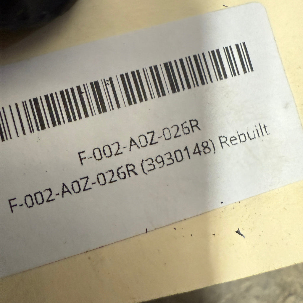 F-002-A0Z-026R (3930148) Rebuilt Bosch A Injection Pump fits Cummins Case 95XT Engine - Goldfarb & Associates Inc