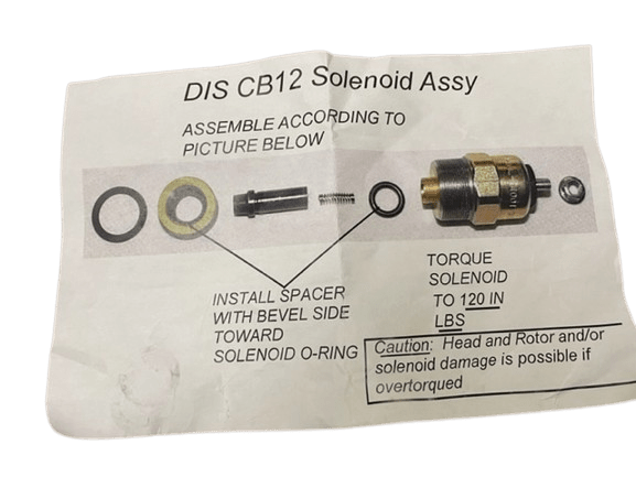 18212N (AT28951; 18135; CB12) New CB/CD 12 Volt Pump Shutoff Solenoid Fits Stanadyne Roosa Master CBC and CDC Fuel Injection Pumps - Goldfarb & Associates Inc