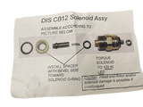 18212N (AT28951; 18135; CB12) New CB/CD 12 Volt Pump Shutoff Solenoid Fits Stanadyne Roosa Master CBC and CDC Fuel Injection Pumps - Goldfarb & Associates Inc