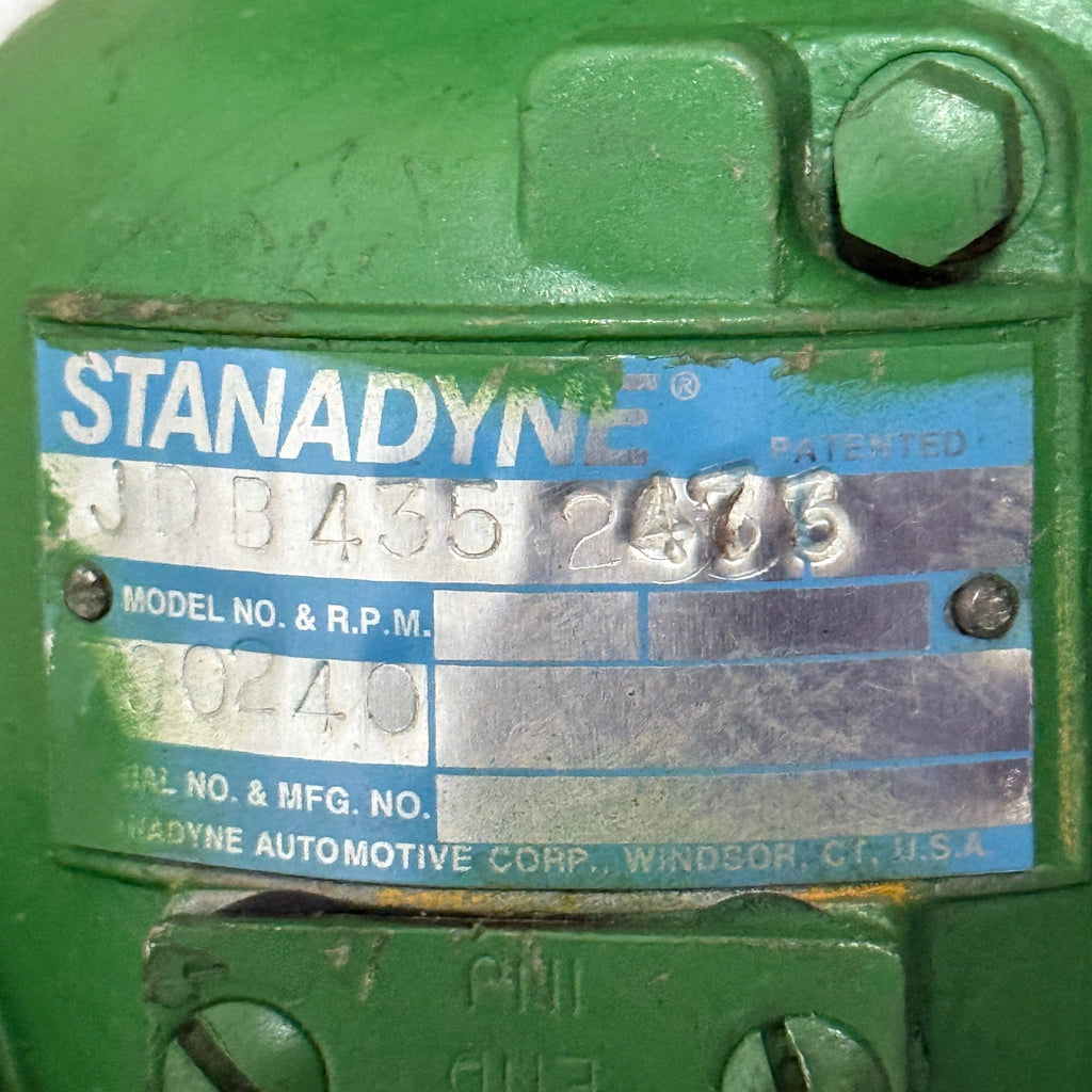 JDB435-2473R (AR51340; SE500561; 02473) Rebuilt Stanadyne Injection Pump fits John Deere 4219D &2520 Tractor Engine - Goldfarb & Associates Inc