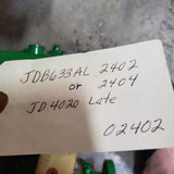 JDB633AL-2402DR (SE500559; 02402; AR50145) Rebuilt Stanadyne Roosa Master JDB Injection Pump Fits John Deere 4020 John Deere 6404D 4020 & 4000 Tractor (Synchro-Range) Diesel Engine - Goldfarb & Associates Inc