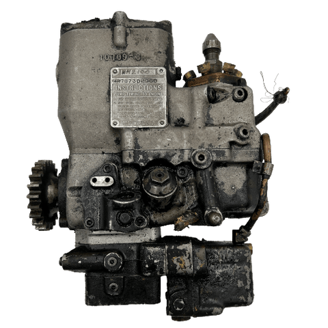 NH 27987 D 2100 Cummins Double Disk 6 Cylinder Injection Pump Core Fits 1940s - 1950s Vintage Diesel Engine DOUBLE disc fuel pump, which was produced from 1949 to 1954. - Goldfarb & Associates Inc