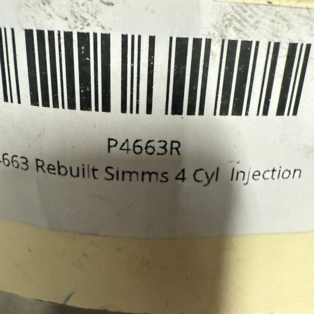P4663R Rebuilt Simms 4 Cyl Injection Pump fits Diesel Engine - Goldfarb & Associates Inc