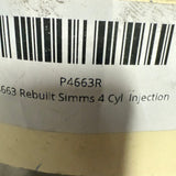 P4663R Rebuilt Simms 4 Cyl Injection Pump fits Diesel Engine - Goldfarb & Associates Inc