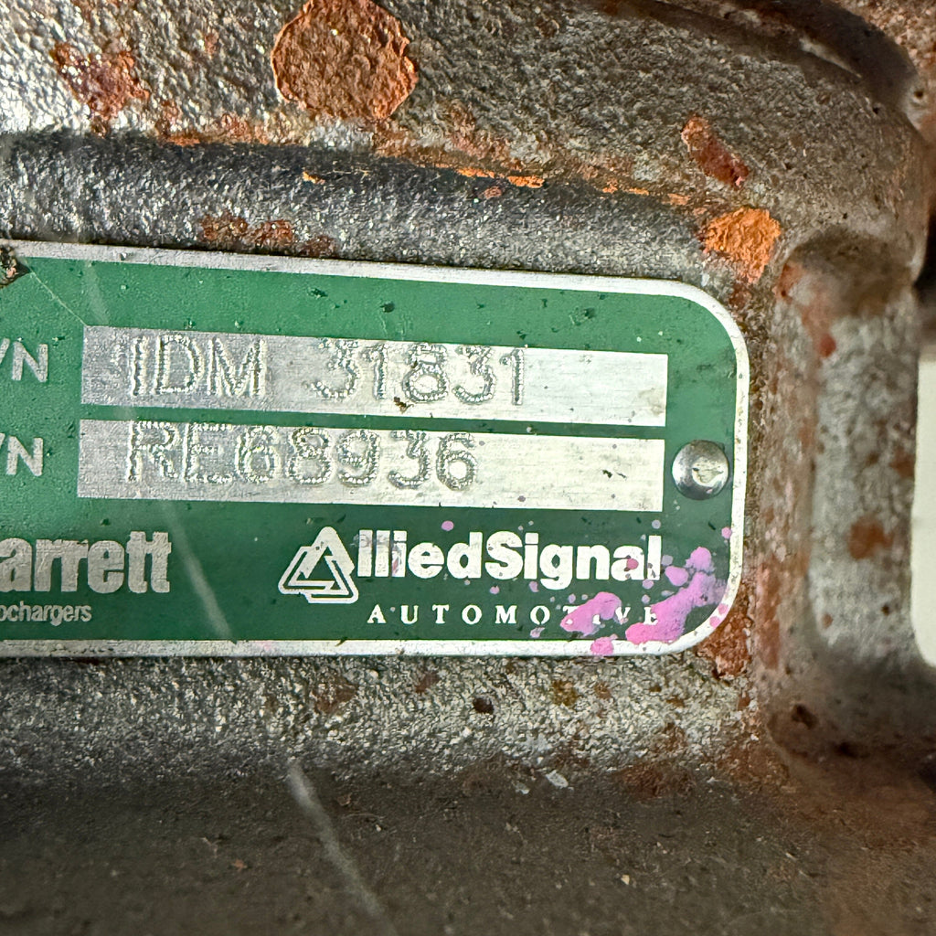 RE68938N (RE500164) New Garrett TMF5503 Turbocharger fits John Deere Engine - Goldfarb & Associates Inc