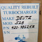 04207862KZR (316707) Rebuilt Schwitzer S2B Turbocharger fits Deutz Engine - Goldfarb & Associates Inc