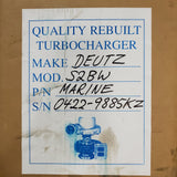 04229885KZR (04229885KZR) Rebuilt Schwitzer S2BW Turbocharger fits Deutz Marine Engine - Goldfarb & Associates Inc