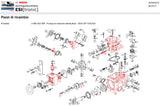 0-460-424-268R (2853 810 / 504050944 / 504053471) Rebuilt Bosch Injection Pump Fits Iveco 74 KW Engine - Goldfarb & Associates Inc