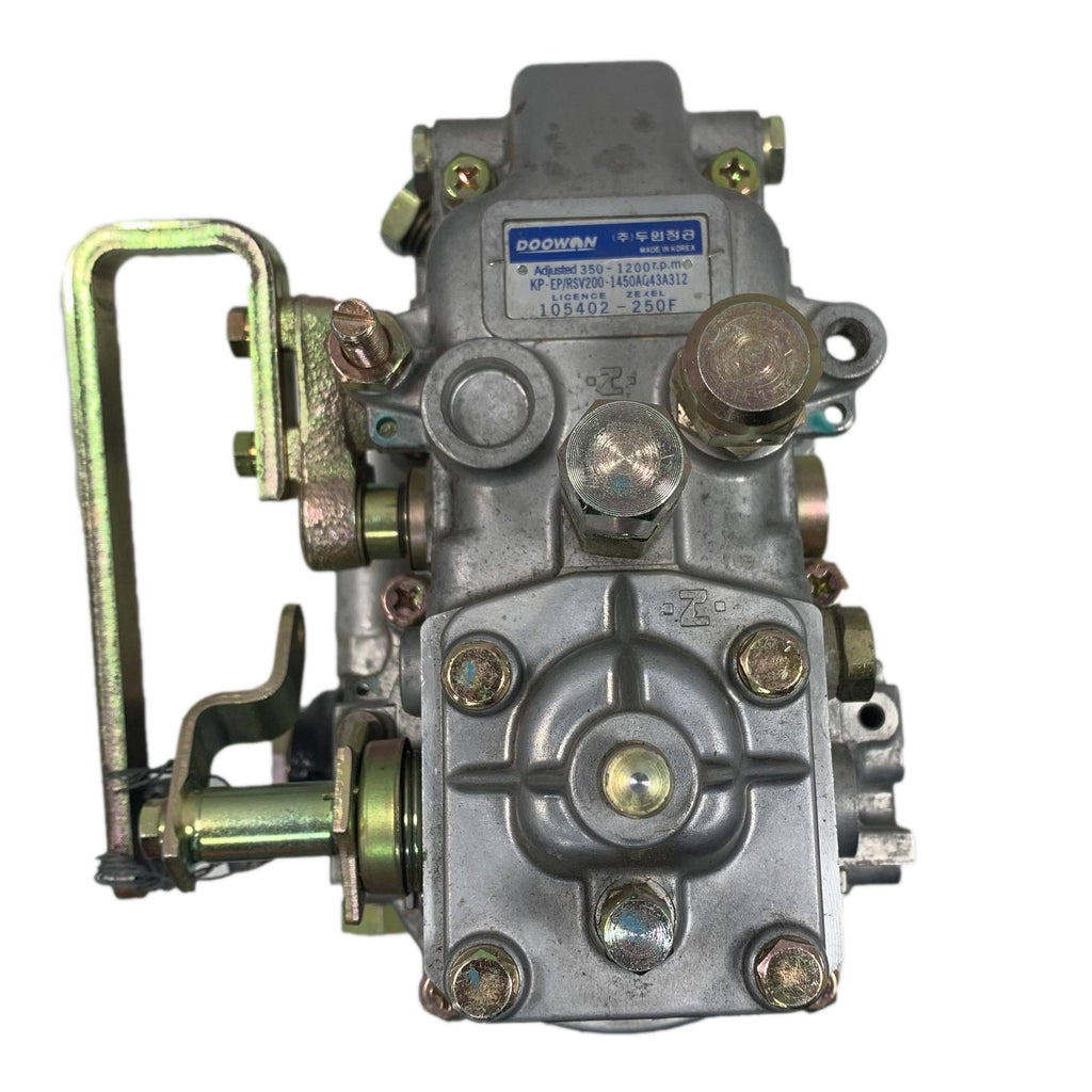 101401-166XN (587A0174; PES4AD100B321R; KP-EP/RSV200-1450AQ43A312) New Doowon 4 Cylinder Fuel Injection Pump Fits Diesel Engine - Goldfarb & Associates Inc
