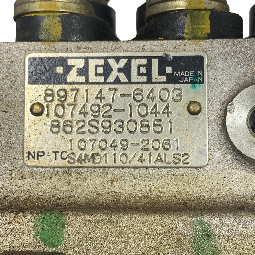 107049-2061N (107492-1044) New Zexel Tics Injection Pump Fit Isuzu 4HE